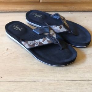 Coach flip-flops